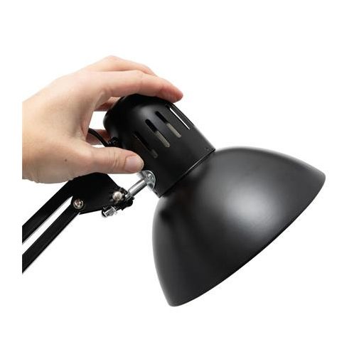 Asztali lámpa, energiatakarékos, felfogatható, MAUL "Study", fekete