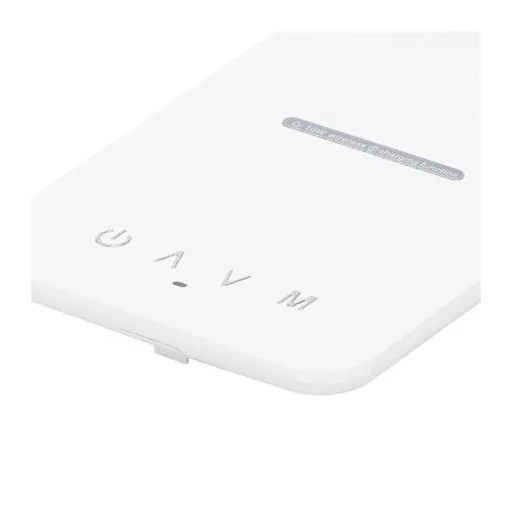 Asztali lámpa, LED, szabályozható, Qi töltővel, USB, HOME, fehér