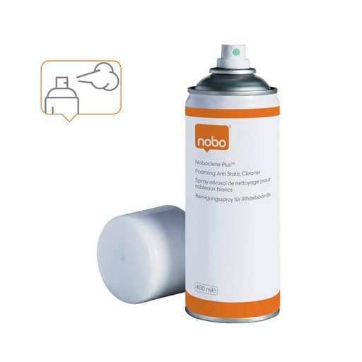 Tisztító aerosol spray fehértáblához 400 ml, NOBO "Clene Plus"