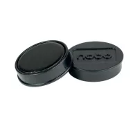 Korong mágnes, fehértáblához, 30 mm, 4 db, NOBO, fekete