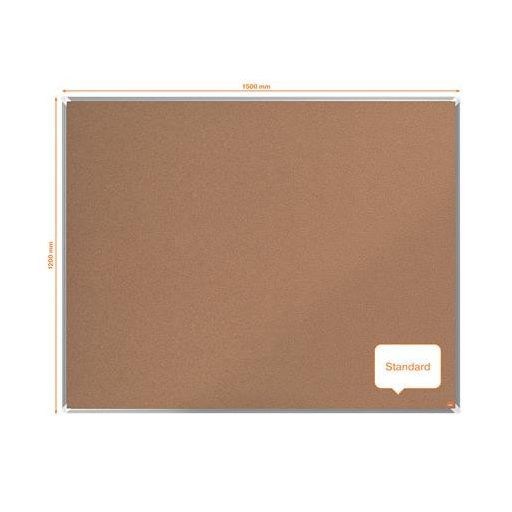 Parafatábla, 150x120 cm, alumínium keret, NOBO "Premium Plus"