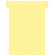 T-kártya tervezőtáblához, 3-as méret, NOBO, sárga