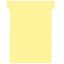 T-kártya tervezőtáblához, 3-as méret, NOBO, sárga