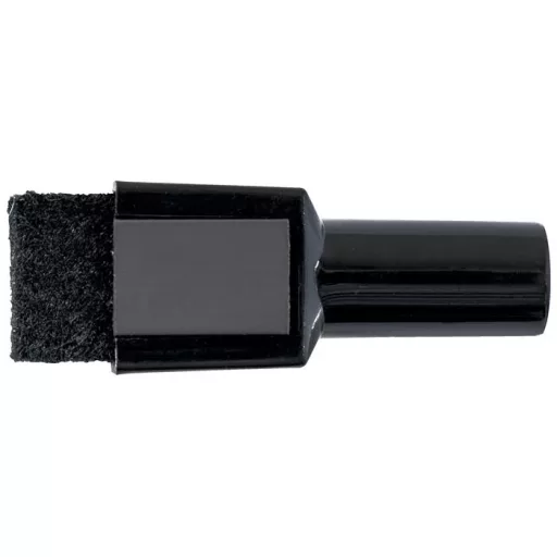 Táblamarker, kúpos hegyű, 2 mm, mágneses kupakkal, NOBO, fekete