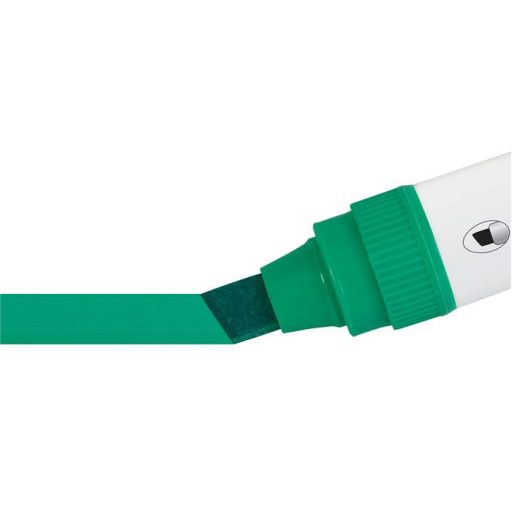 Táblamarker, vágott hegyű, 10 mm, NOBO "Glide", zöld