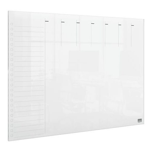 Tervezőtábla, akril, heti, fali/asztali, A3, NOBO "Home"