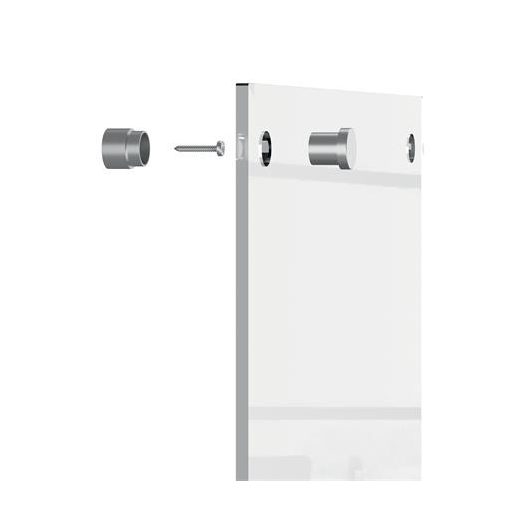 Emlékeztetőtábla, akril, fali, 30x30 cm, NOBO "Home", átlátszó