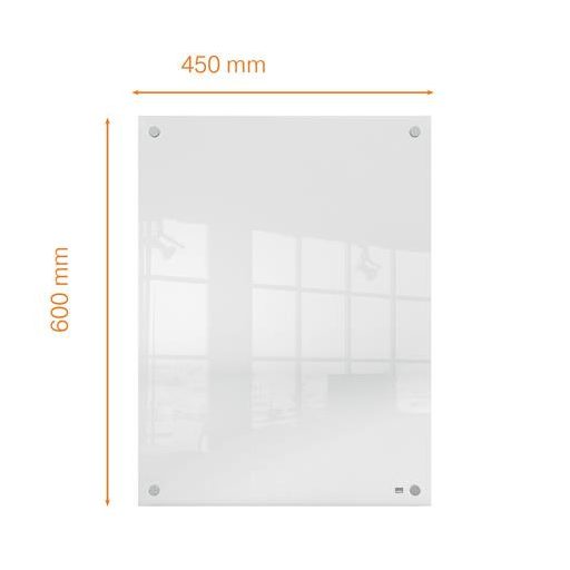 Emlékeztetőtábla, akril, fali, 60x45 cm, NOBO "Home", átlátszó