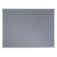   Üzenőtábla, alumínium keret, 120x90 cm, NOBO "Essentials", szürke