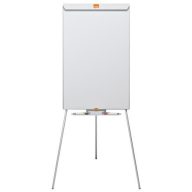   Flipchart tábla, mágneses felület, 67,5x100 cm, NOBO "Essentials", fehér