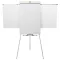 Flipchart tábla, mágneses felület, 2 db segédkarral, NOBO "Essentials", fehér