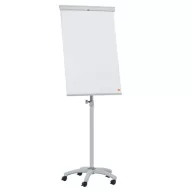   Flipchart tábla, mobil, mágneses felület, NOBO "Essentials", fehér