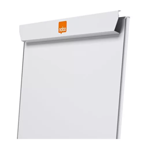 Flipchart tábla, mobil, mágneses felület, NOBO "Essentials", fehér