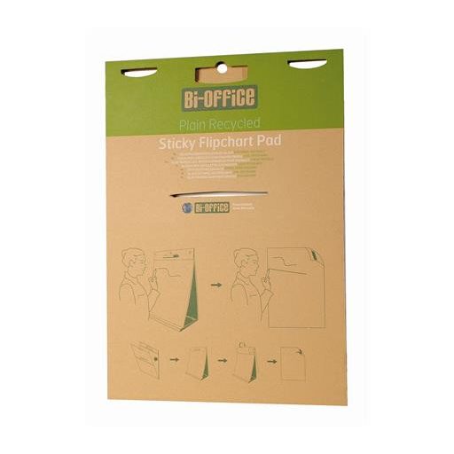 Asztali flipchart, öntapadó, 20 lap, 58,5x50 cm