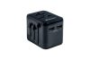 Utazóadapter, univerzális, 2xUSB, VERBATIM "UTA-01"
