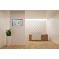   Üzenőtábla, ezüst, mágneses, 60x40 cm, fekete fa keret, VICTORIA VISUAL, "Világtérkép"