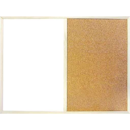 Kombitábla, 60x80 cm, fakeret, VICTORIA VISUAL