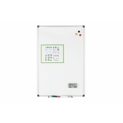 Fehértábla, mágneses, 150x120 cm, alumínium keret, VICTORIA VISUAL