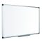 Fehértábla, zománcozott, mágneses, matt, 120x240 cm, alumínium keret VICTORIA VISUAL