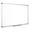 Fehértábla, mágneses, zománcozott, 100x100 cm, alumínium keret, VICTORIA VISUAL