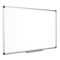 Fehértábla, mágneses, zománcozott, 120x200 cm, alumínium keret, VICTORIA VISUAL