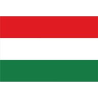 Zászló, magyar, címer nélkül, 40x60 cm