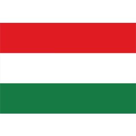 Zászló, magyar, címer nélkül, 60x90 cm