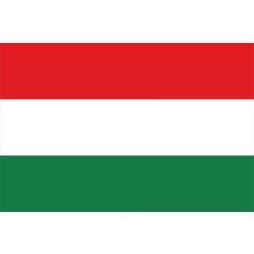 Zászló, magyar, címer nélkül, 80x120 cm