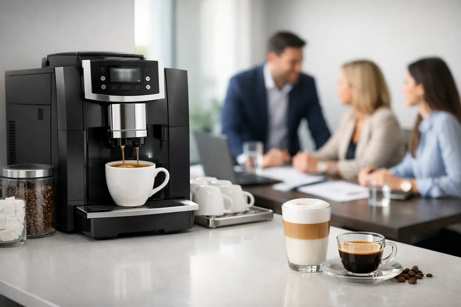 Irodai kávégép bérlés cégeknek: mikor éri meg?